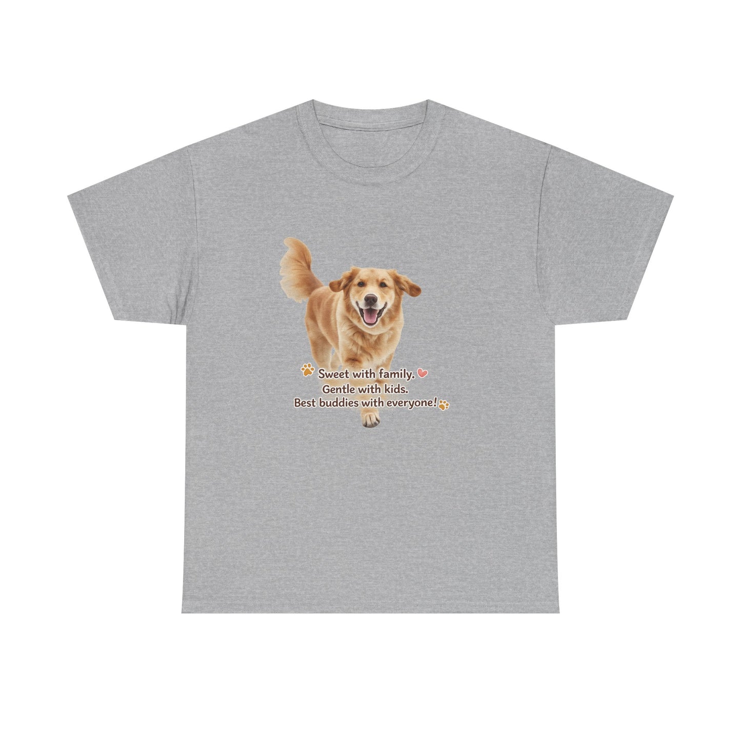 Golden Buddy Character T-Shirt | Eco-Limited