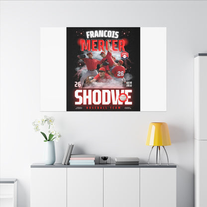 Baseball Team Player Poster
