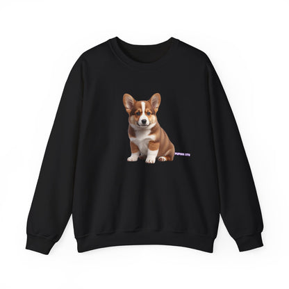 Corgi Puppy Graphic Sweatshirt|Eco-Friendly - Limited