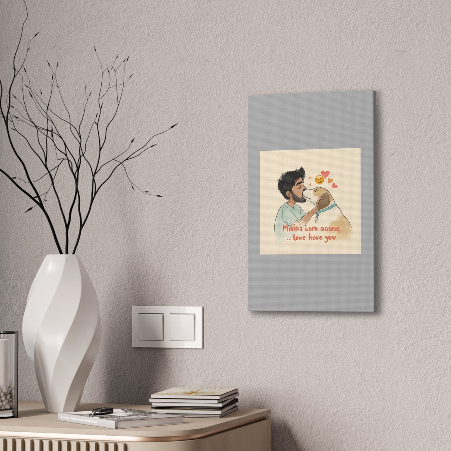 Love Never Leaves Canvas | Eco-Limited