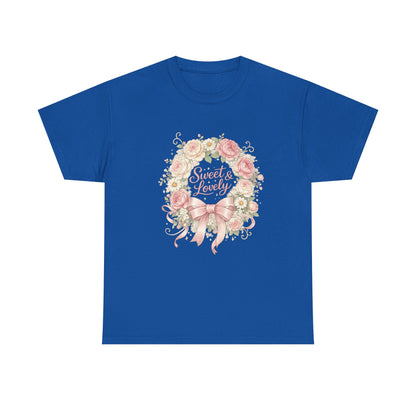 Sweet Lovely Floral LOVE T-Shirt | Eco-Limited