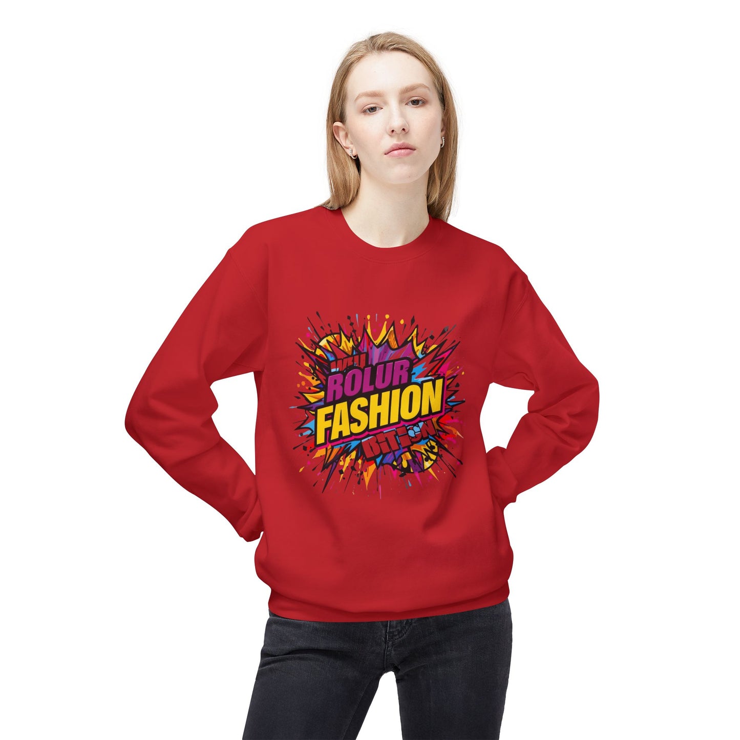 Retro Comic Pop Art Crewneck Sweatshirt