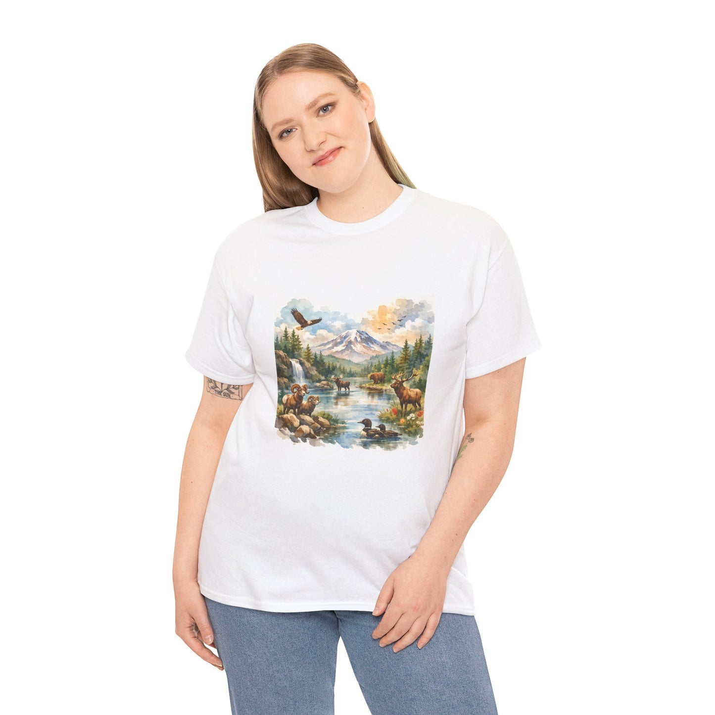 Wild American Landscape Graphic T-Shirt | Eco - Limited