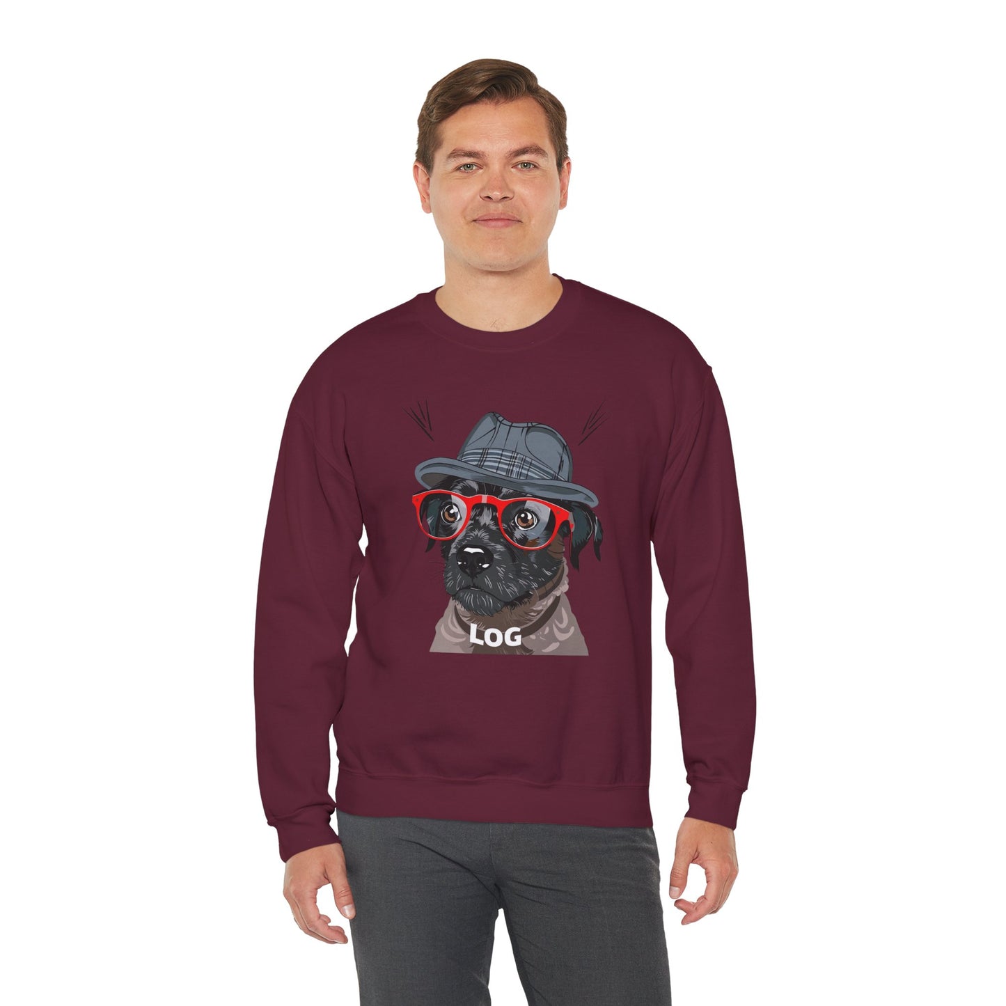 LOG Street Dog Art Sweatshirt | Eco-Limited