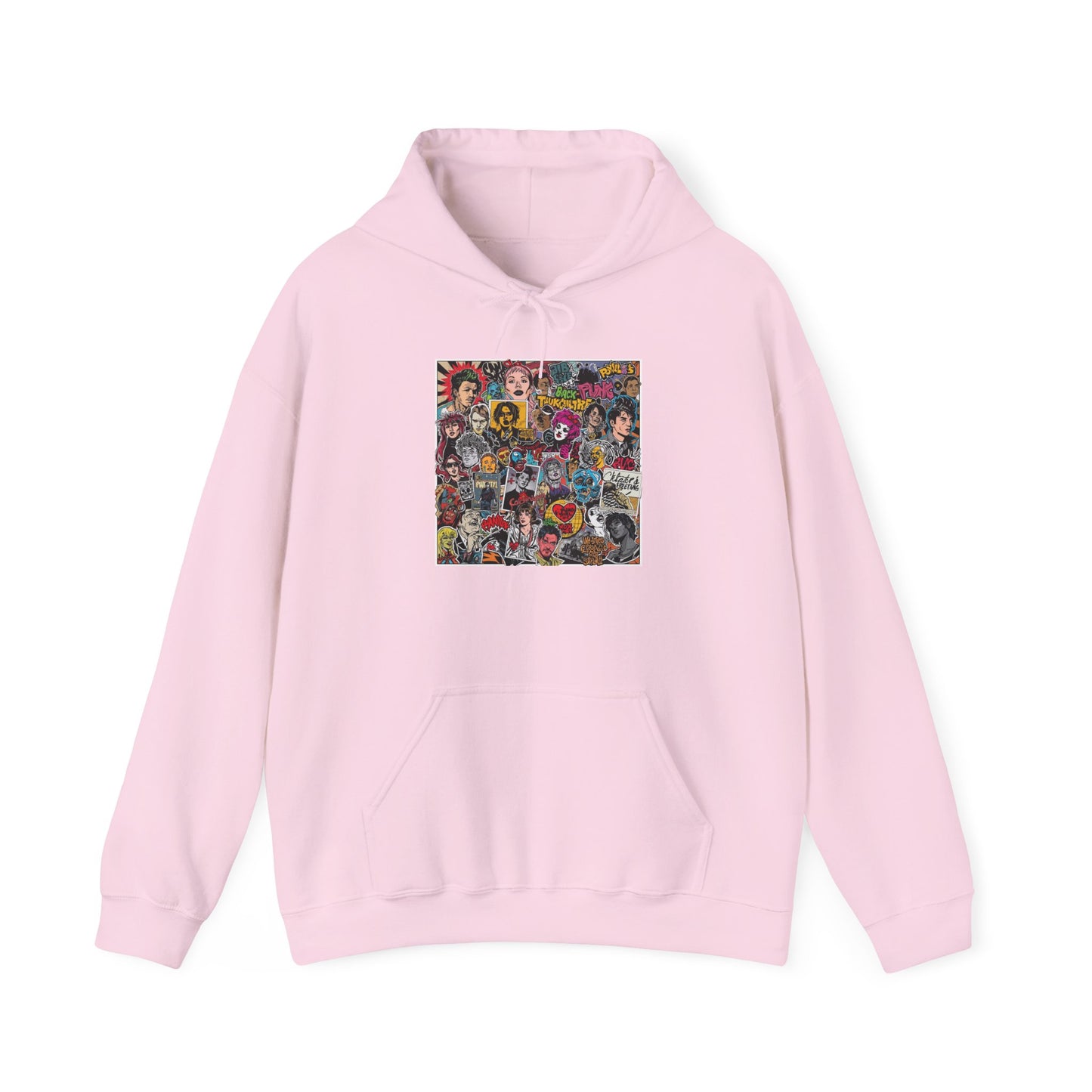Rock Collage Street Art Hoodie | Eco-Limited