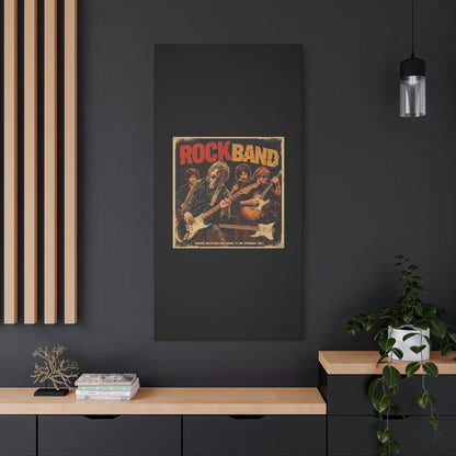 Rock Band Vintage Canvas Wall Art | Eco - Limited
