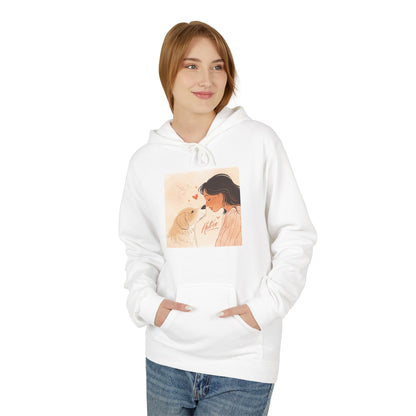 Dog Mom Love Moment Graphic Hoodie Gift | Eco-Friendly - Limited