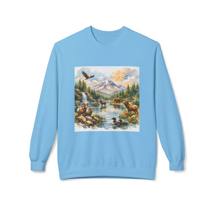 Wild American Landscape Graphic Sweater | Eco - Limited