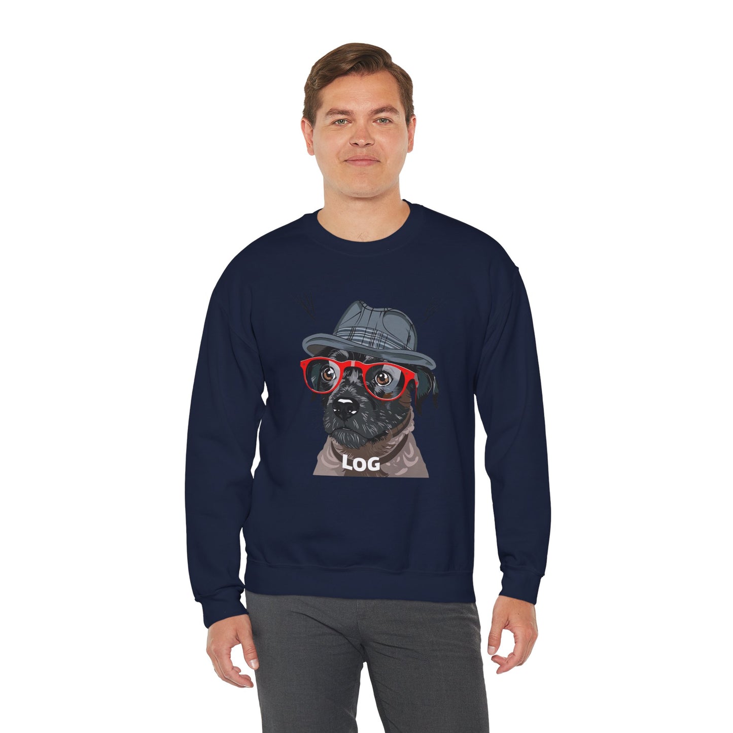 LOG Street Dog Art Sweatshirt | Eco-Limited
