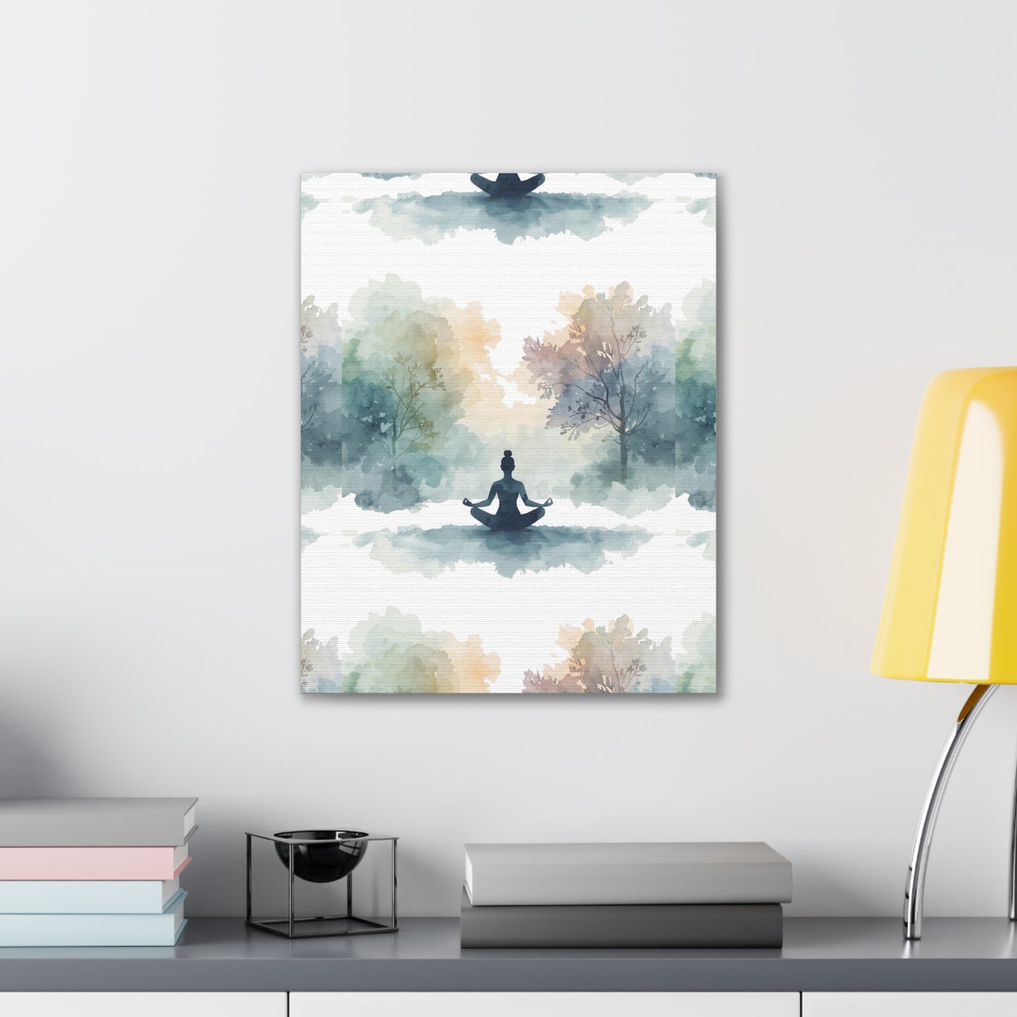Peace Within Meditation Canvas Wall Art | Eco-Limited