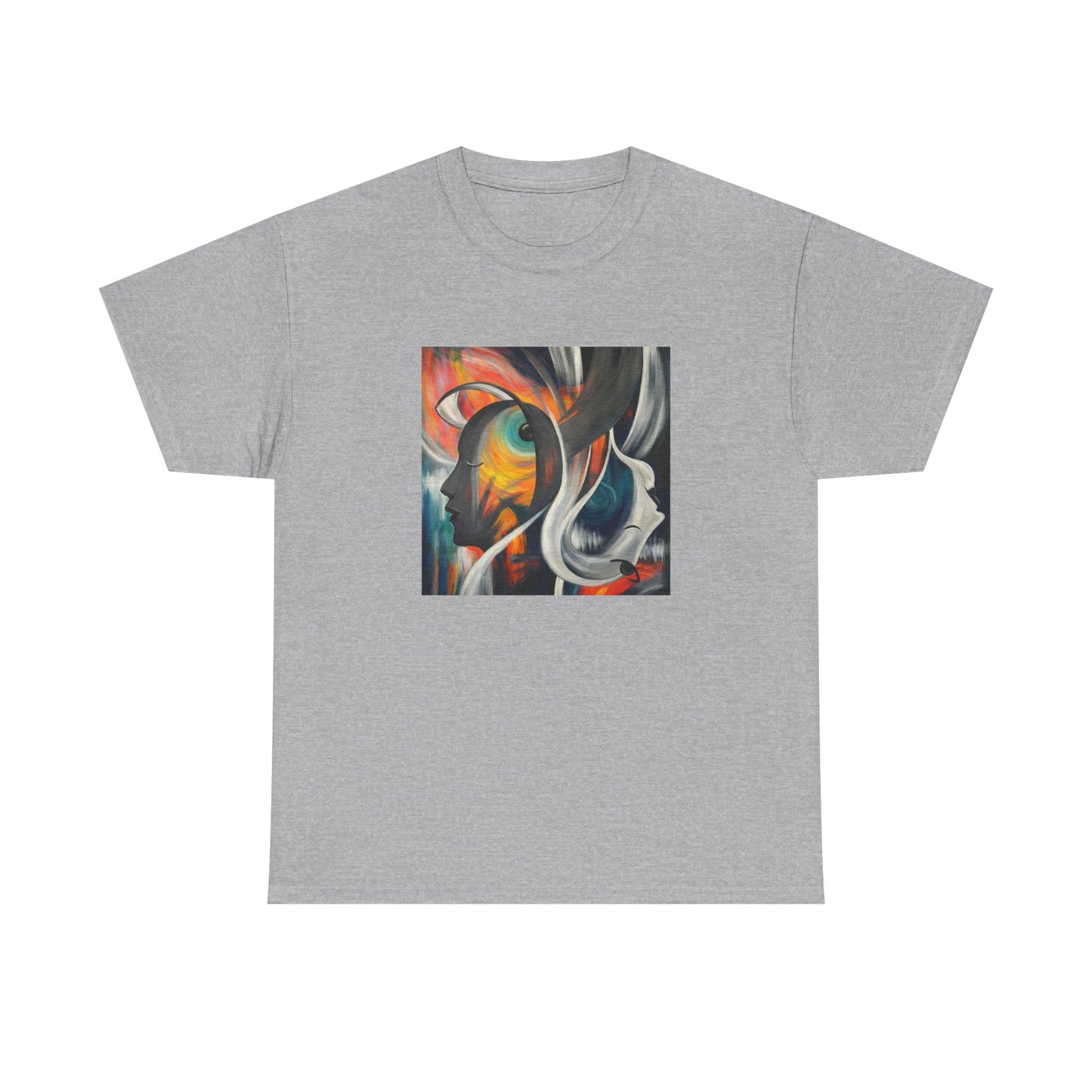 Abstract Expression Portrait T-Shirt | Eco-Limited