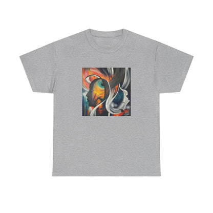 Abstract Expression Portrait T-Shirt | Eco-Limited