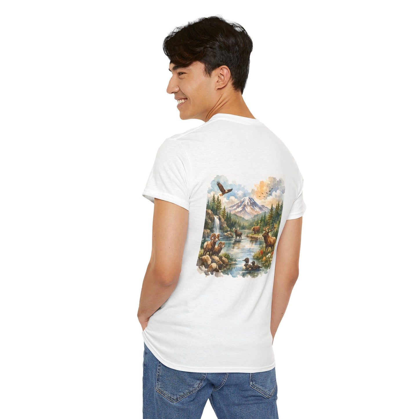 Wild Nature Heritage Front &amp; Back Graphic T-Shirt | Eco - Limited