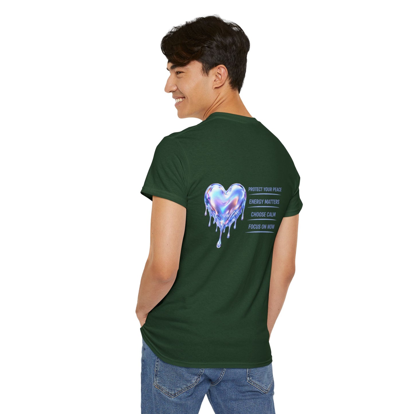 Protect Your Peace Heart Graphic T-Shirt | Eco-Limited