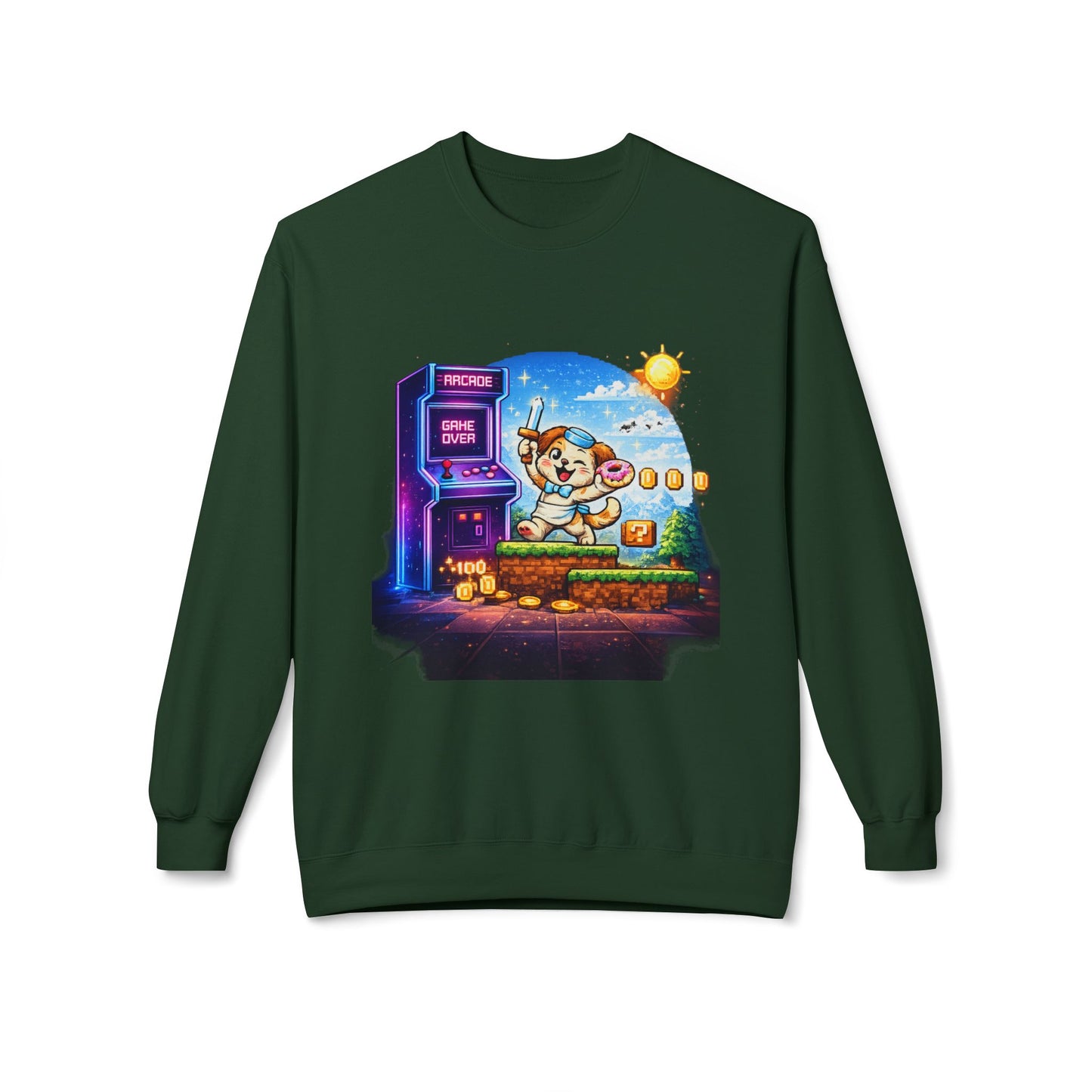 Pixel Arcade Bootleg Graphic Sweater | Eco - Limited