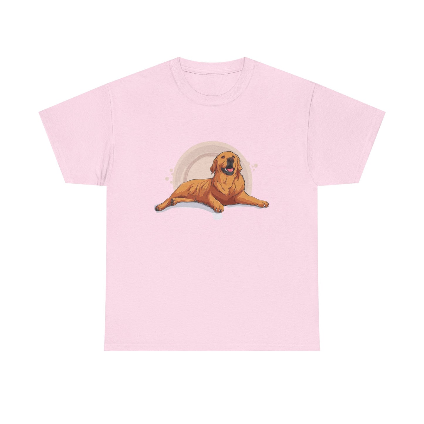 Golden Retriever Graphic Relaxed Tee|Eco-Friendly - Limited
