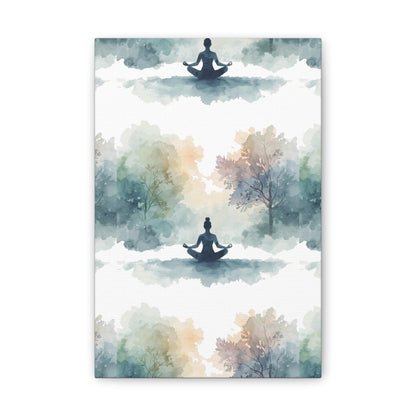 Peace Within Meditation Canvas Wall Art | Eco-Limited