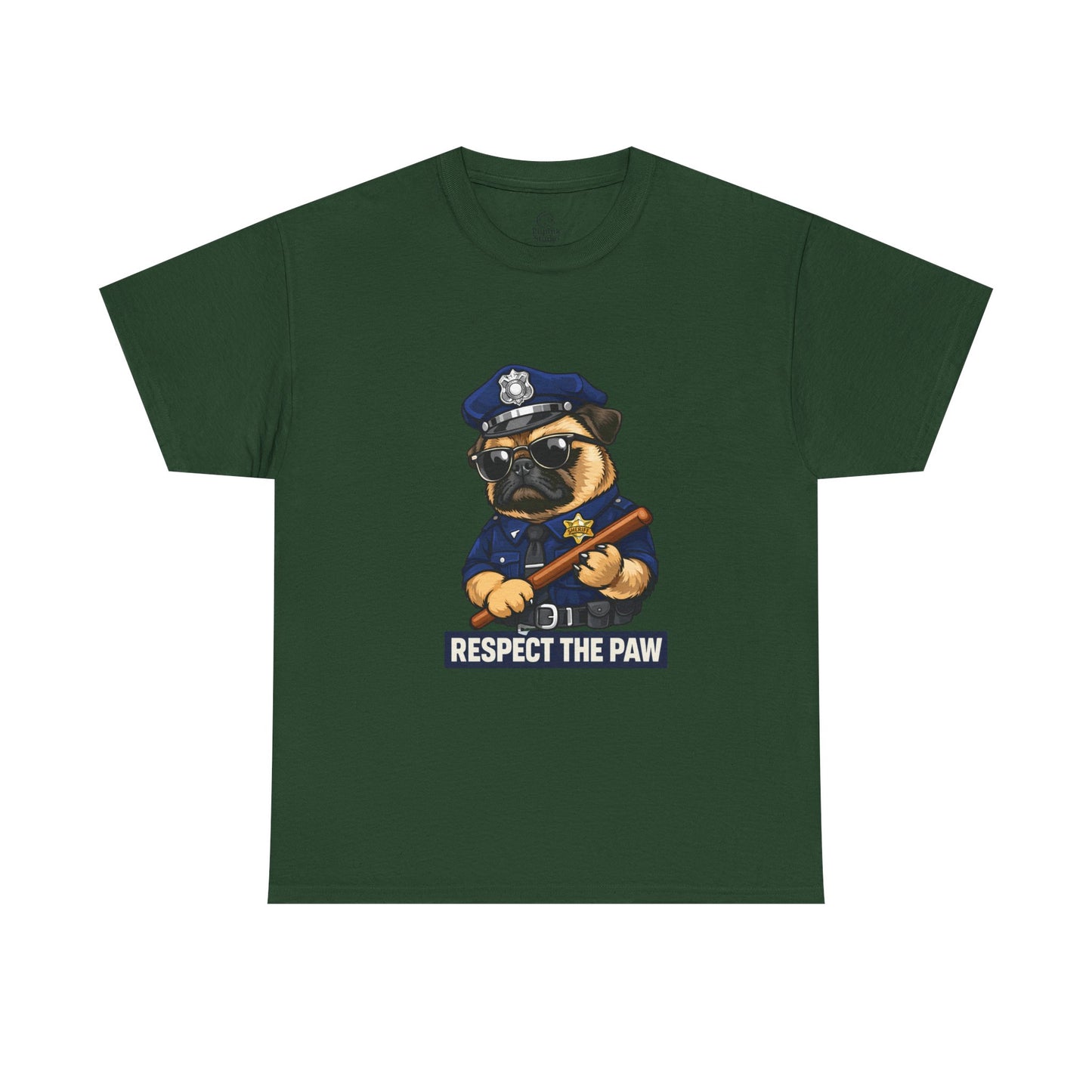 Respect The Paw K9 Officer Dog T-Shirt | Eco-Limited