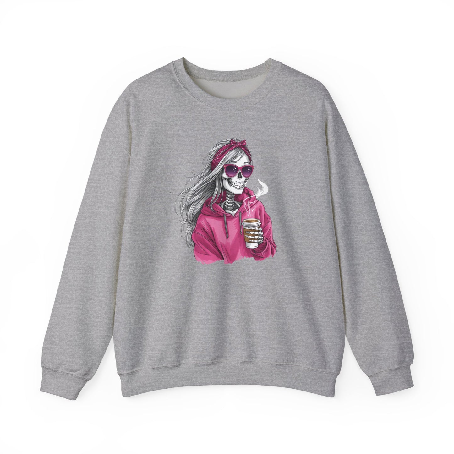 Coffee Rebel Skeleton Sweatshirt | Eco-Limited