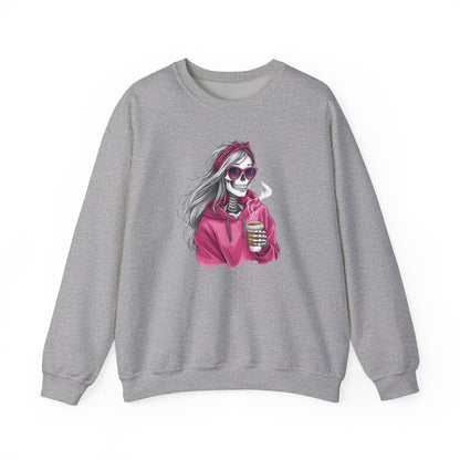 Coffee Rebel Skeleton Sweatshirt | Eco-Limited