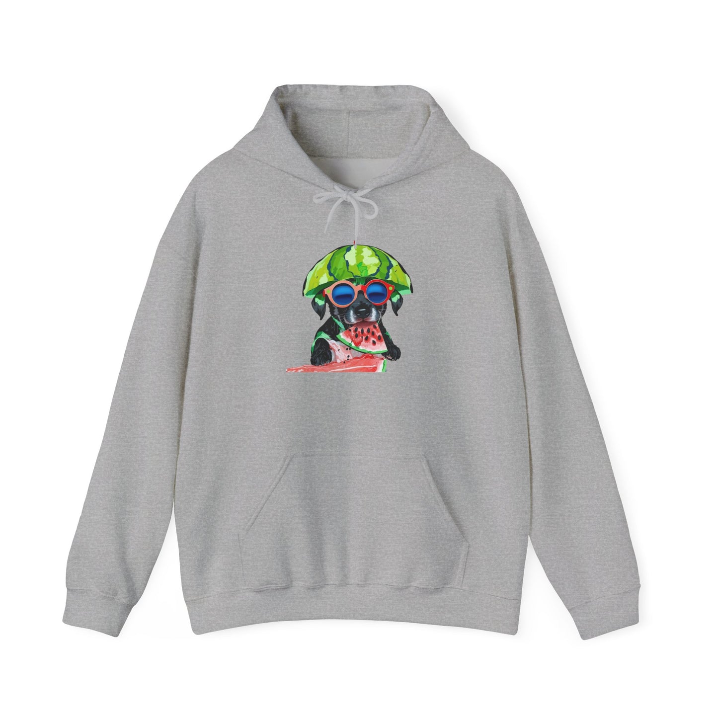 Cute Watermelon Pup Graphic Hoodie|Eco-Friendly - Limited