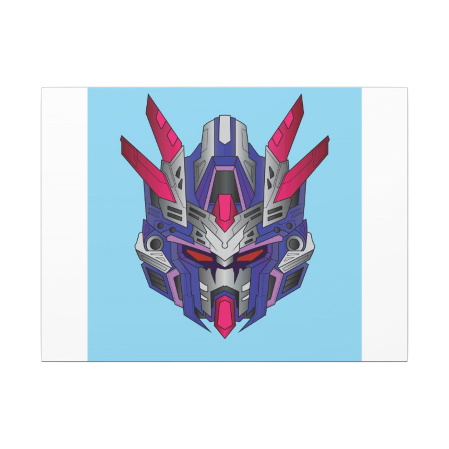 Mecha Warrior Helmet Organic Canvas