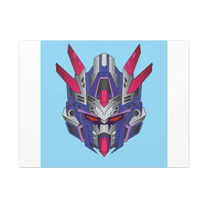 Mecha Warrior Helmet Organic Canvas