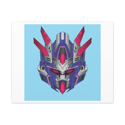 Mecha Warrior Helmet Organic Canvas