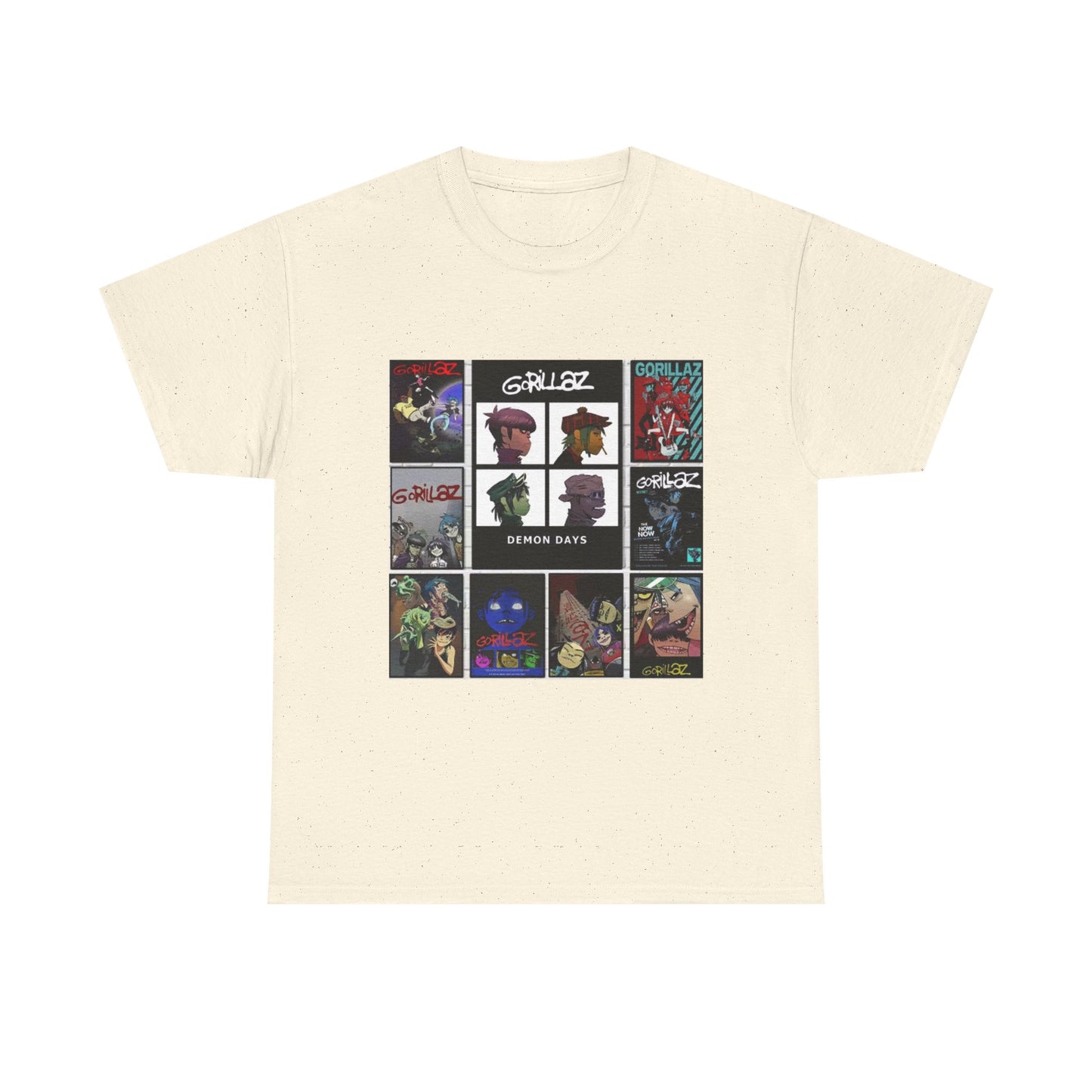 Animated Band Collage Street Art Graphic Tee | Eco-Limited