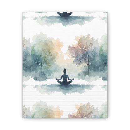 Peace Within Meditation Canvas Wall Art | Eco-Limited