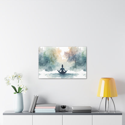 Peace Within Meditation Canvas Wall Art | Eco-Limited