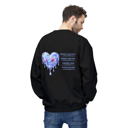 Protect Your Peace Heart Sweatshirt | Eco-Limited