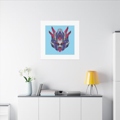 Mecha Warrior Helmet Organic Canvas