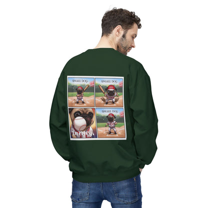 Small Dog Big Attitude Crewneck Sweatshirt | Eco-Limited