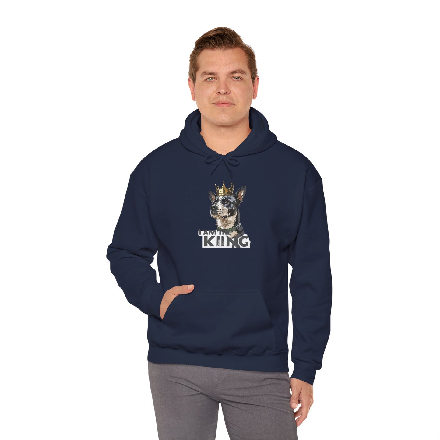 I Am King Dog Hoodie | Eco-Limited