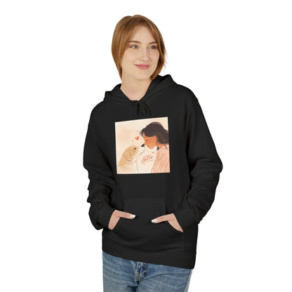 Dog Mom Love Moment Graphic Hoodie Gift | Eco-Friendly - Limited