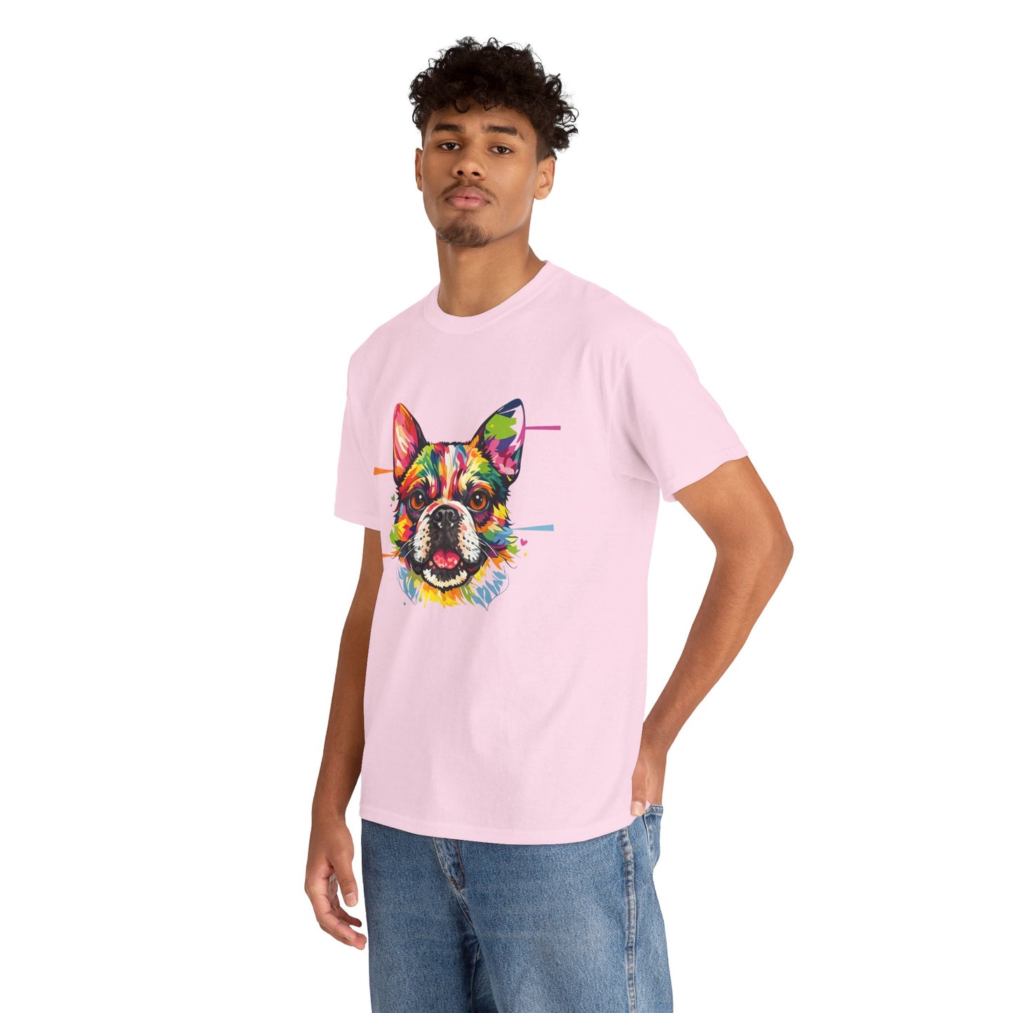 Colorful French Bulldog Art T-Shirt | Eco-Limited