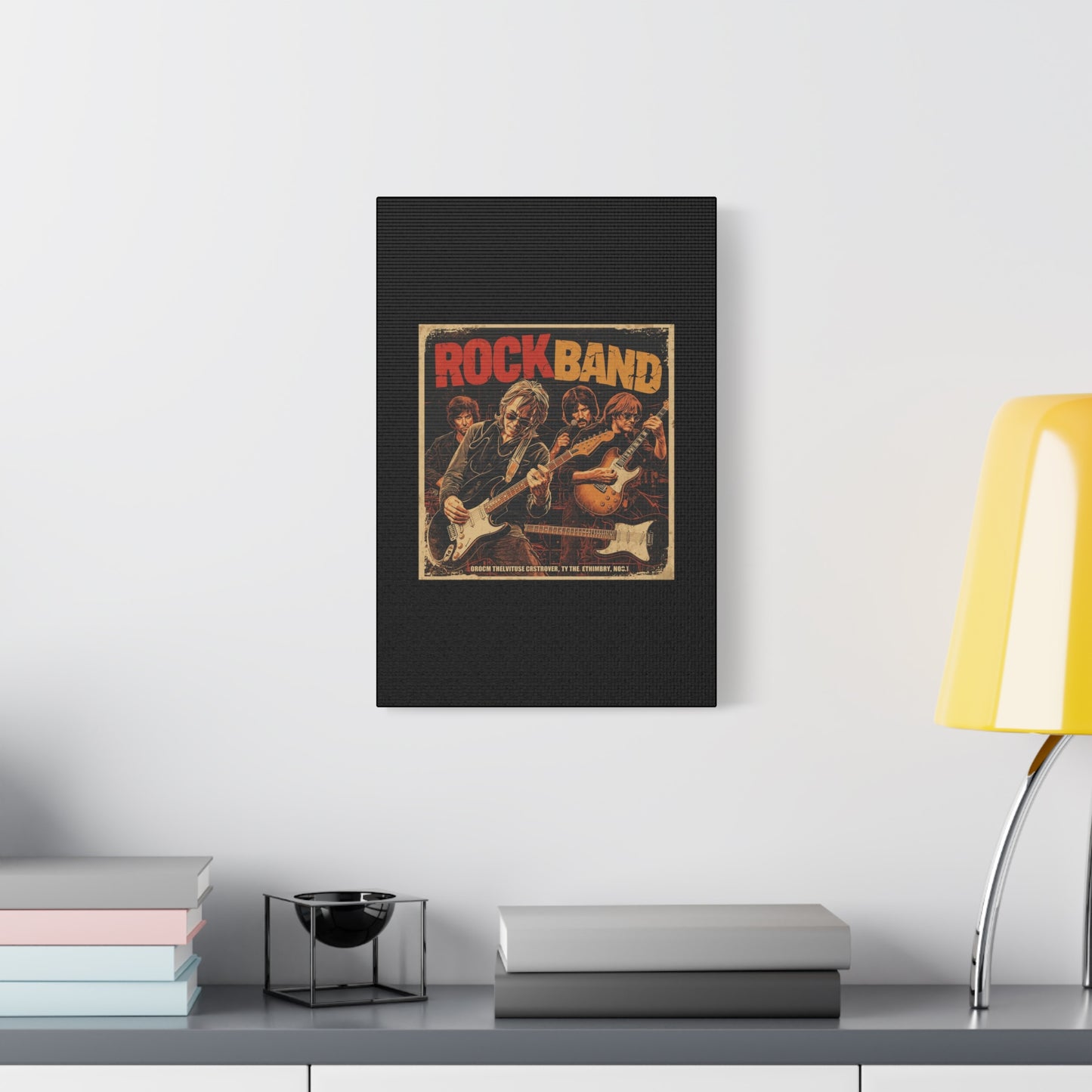 Rock Band Vintage Canvas Wall Art | Eco - Limited