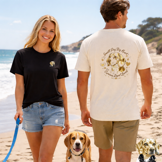 Beagle Small Dog Big Heart T-Shirt | Eco-Limited