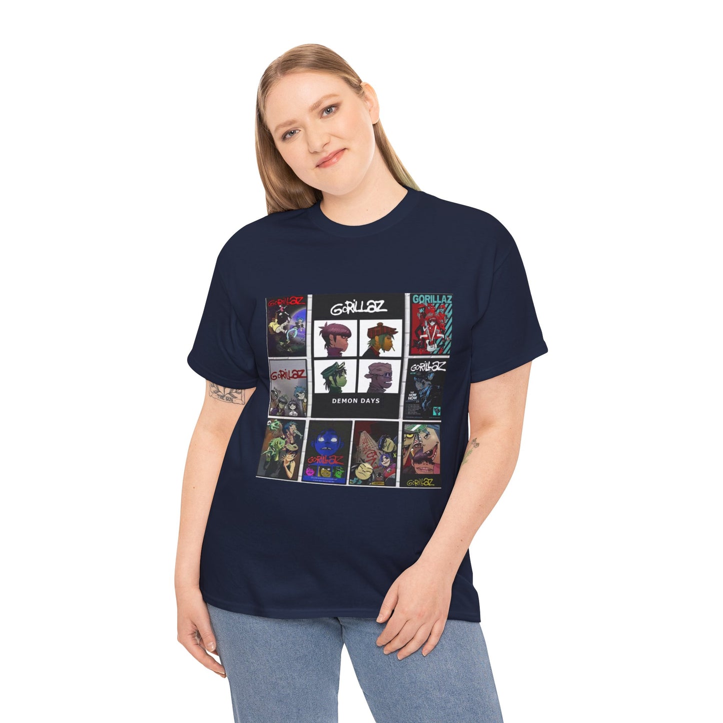 Animated Band Collage Street Art Graphic Tee | Eco-Limited