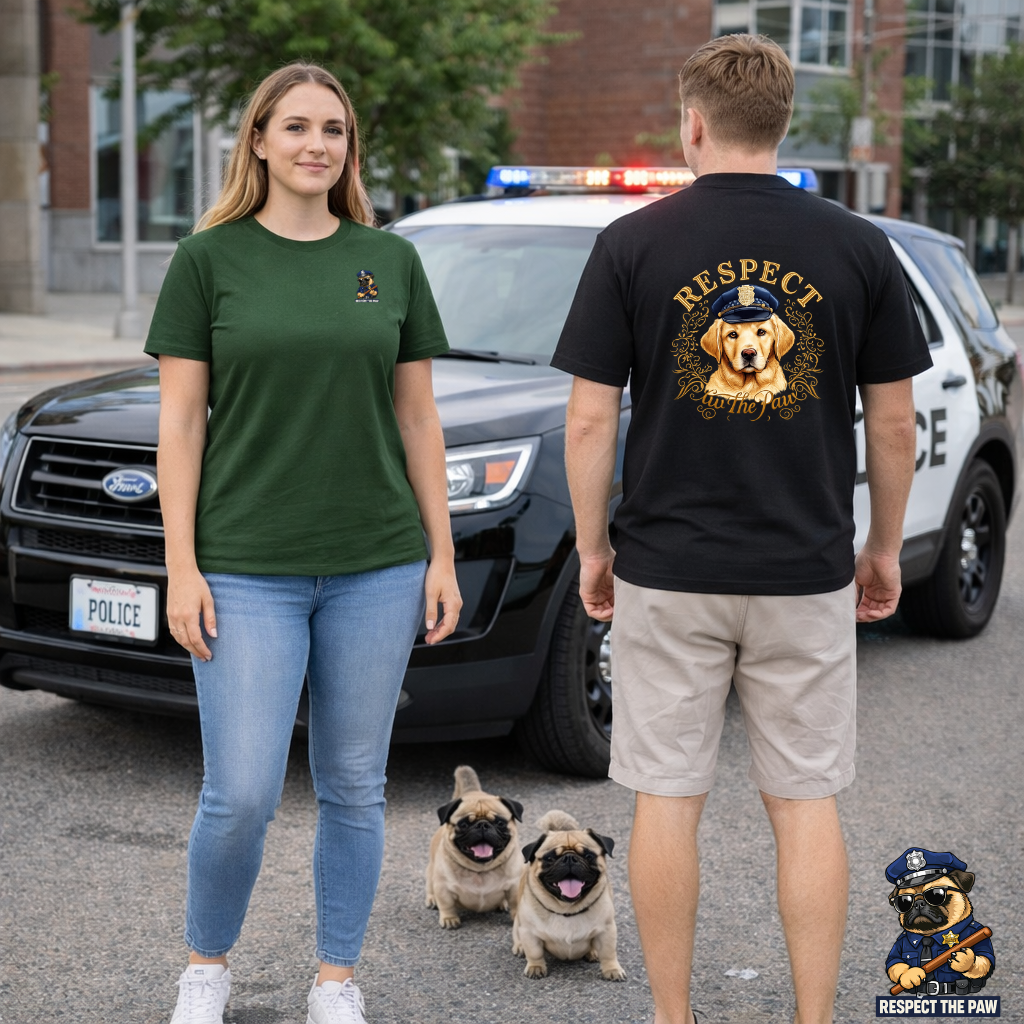 Respect The Paw Golden Retriever T-Shirt | Eco-Limited