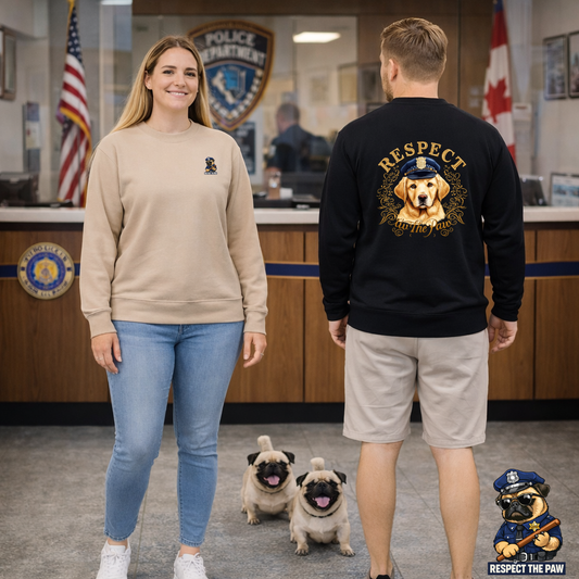 Respect The Paw Golden Retriever Sweatshirt | Eco-Limited