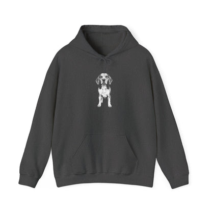 Beagle Sketch Minimal Art Hoodie | Eco-Limited
