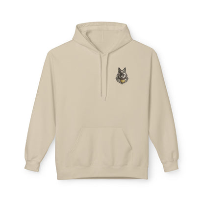 German Shepherd Crest Hoodie | Eco-Limited