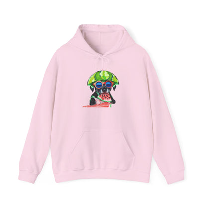 Cute Watermelon Pup Graphic Hoodie|Eco-Friendly - Limited