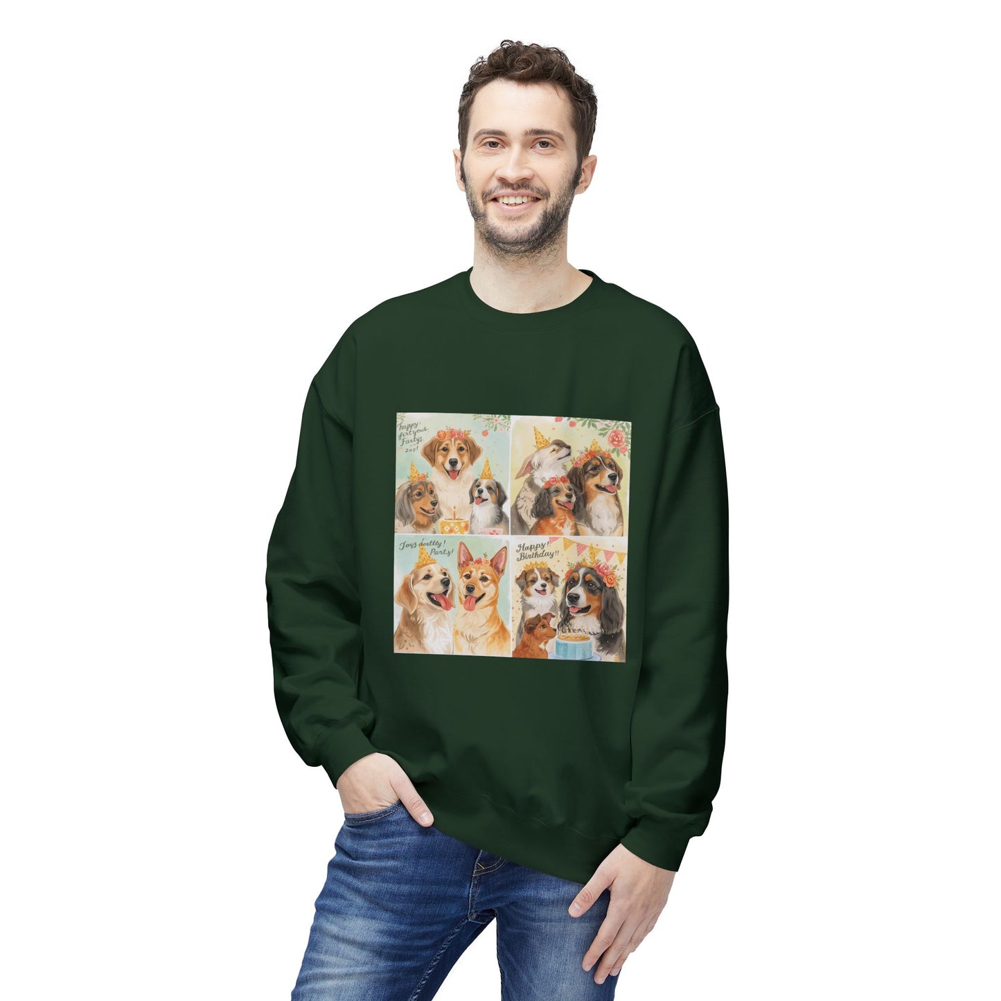 Dog Birthday Party Sweatshirt | Eco-Limited