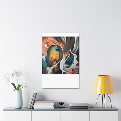 Abstract Expression Portrait Canvas | Eco-Limited