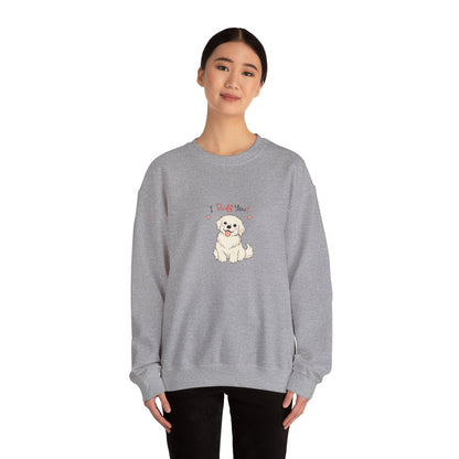 Ruff Love Puppy Graphic Sweatshirt | Eco-Limited