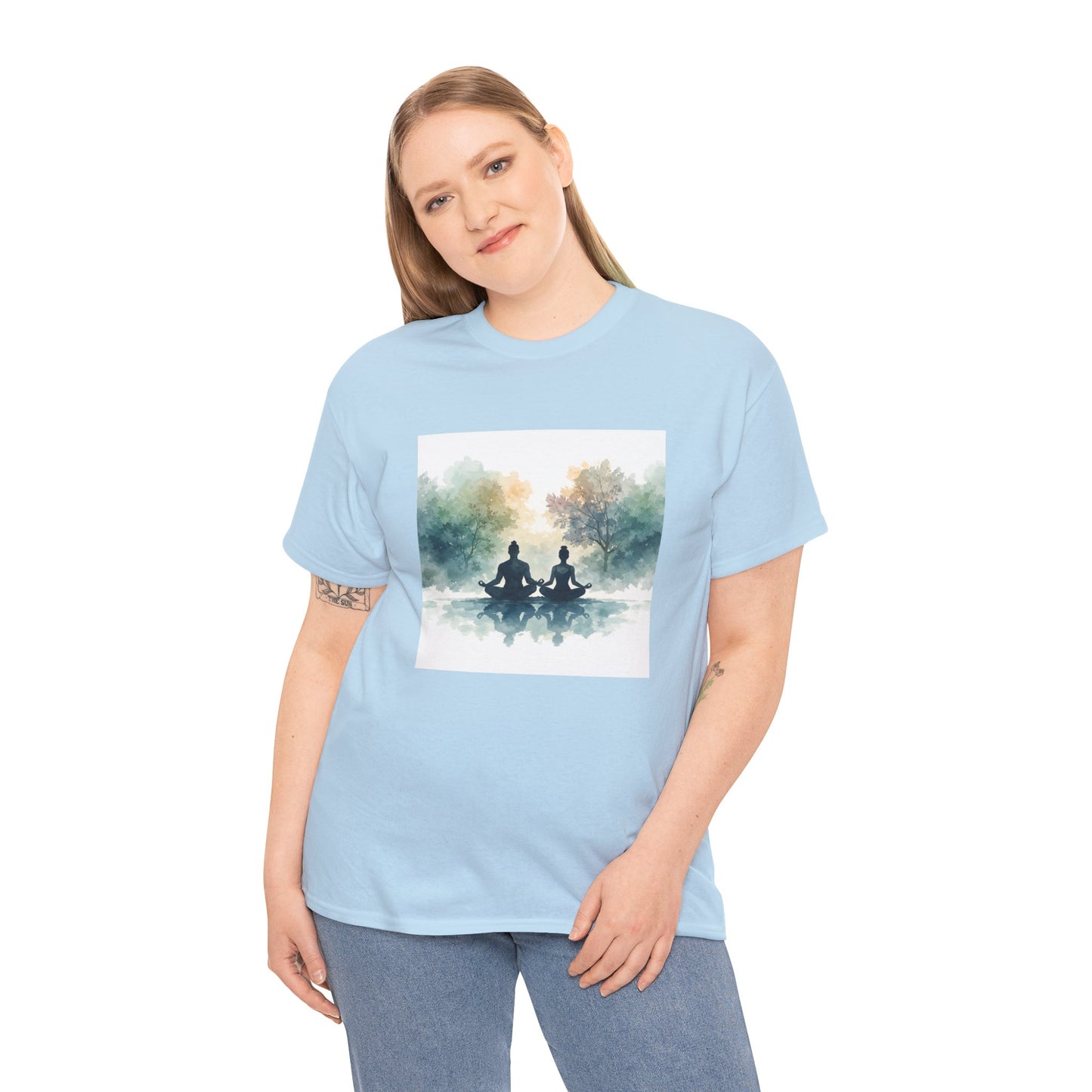 Calm Reflection Meditation T-Shirt | Eco-Limited