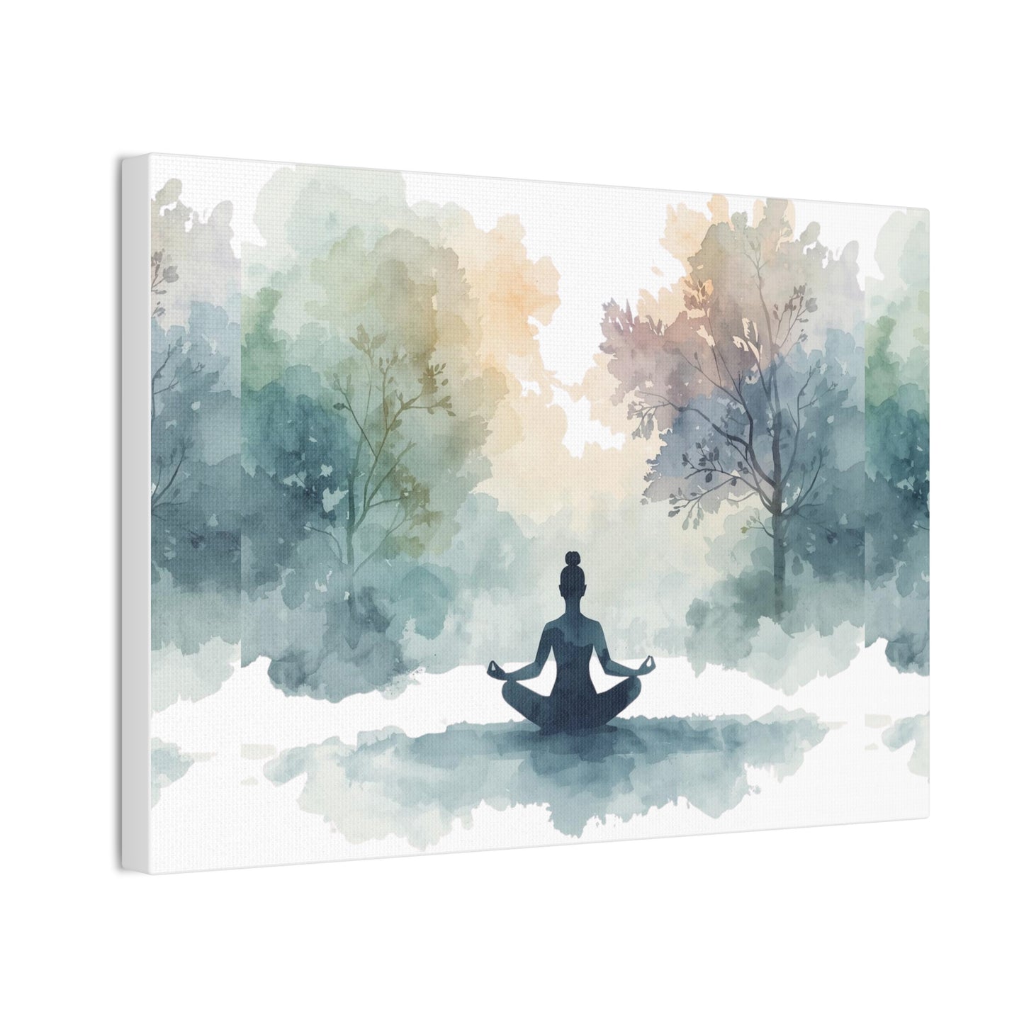 Peace Within Meditation Canvas Wall Art | Eco-Limited